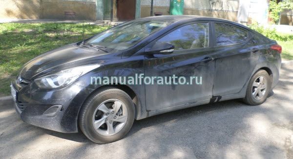 Hyundai Elantra точки подключения