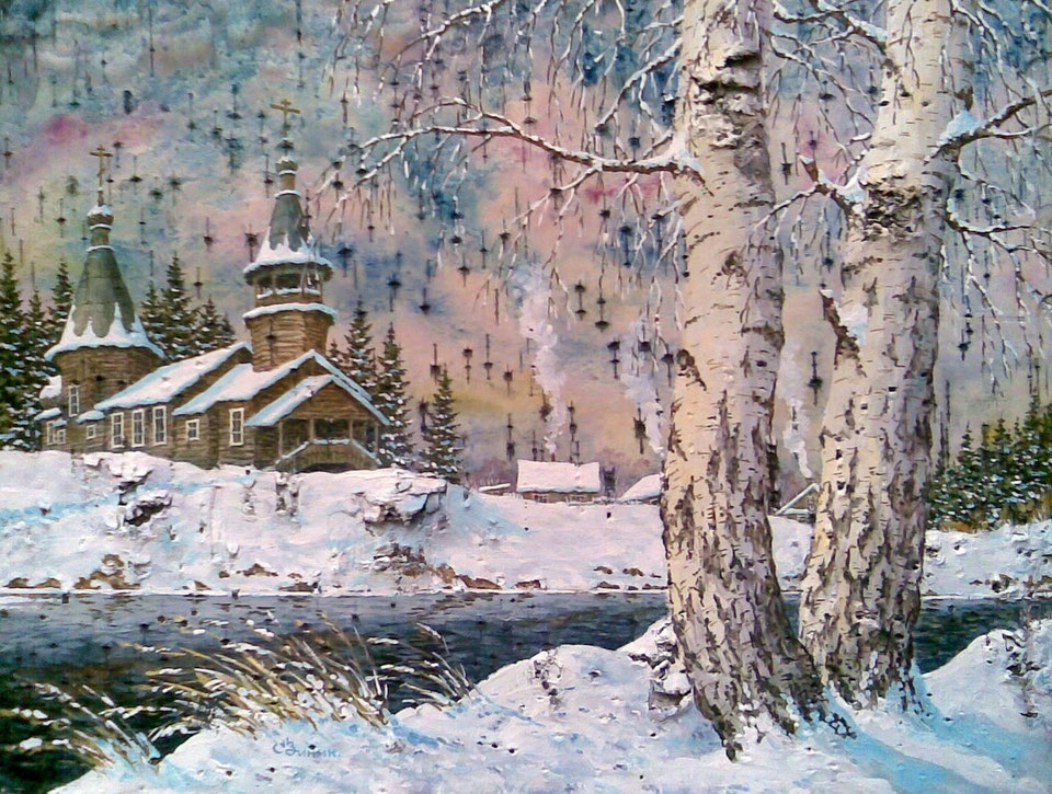 Северный край картина художника а м васнецова